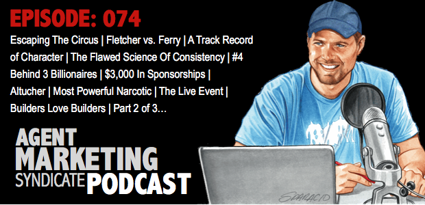 074: Fletcher vs. Ferry | Escaping The Circus | A Track Record of Character | The Flawed Science Of Consistency | #4 Behind 3 Billionaires | $3,000 In Sponsorships | Altucher | Most Powerful Narcotic | Builders Love Builders!